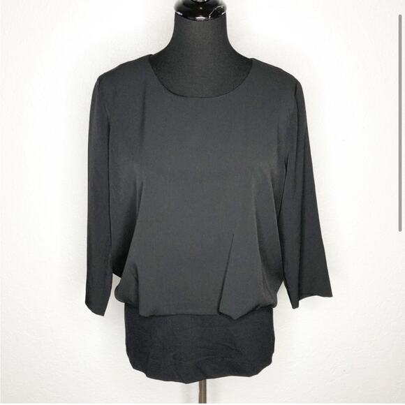 Cabi Indulgence peplum style top in black size Small #5205 - Picture 2 of 16